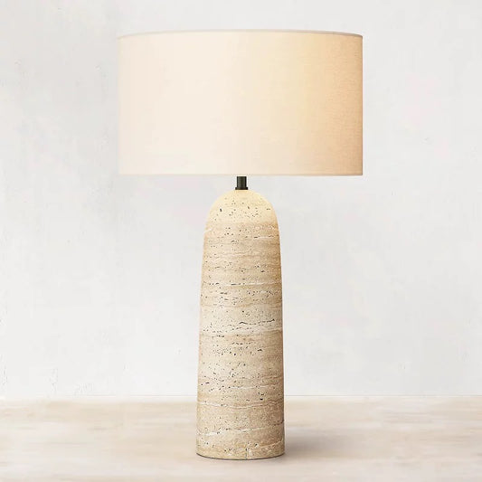 Gianna Travertine Table Lamp