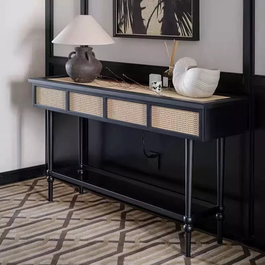 Lula Rattan Console Table