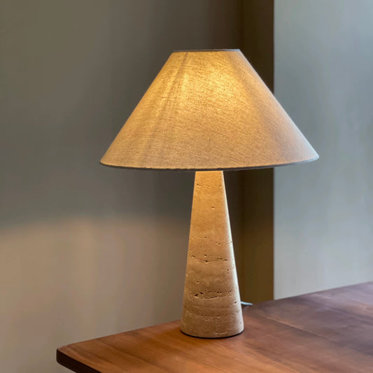 Alina Travertine Table Lamp