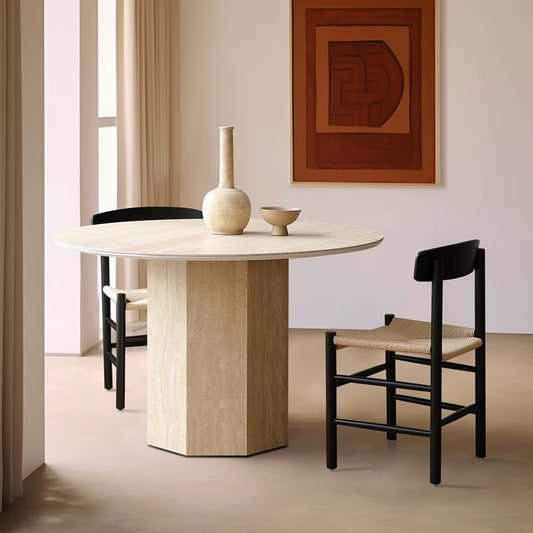 Harris Travertine Dining Table