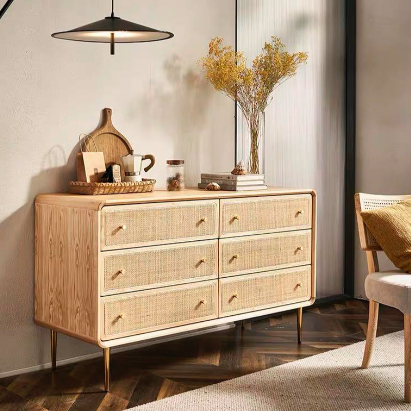 Myra Rattan Chest of Drawers