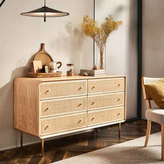 Myra Rattan Chest of Drawers