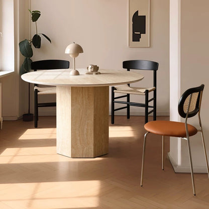 Harris Travertine Dining Table