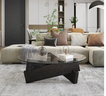 Ellia Contemporary Round Coffee Table