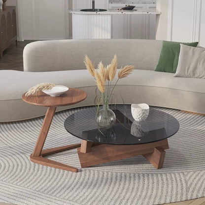 Ellia Contemporary Round Coffee Table