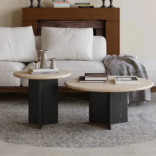 Holmes Travertine Coffee Table